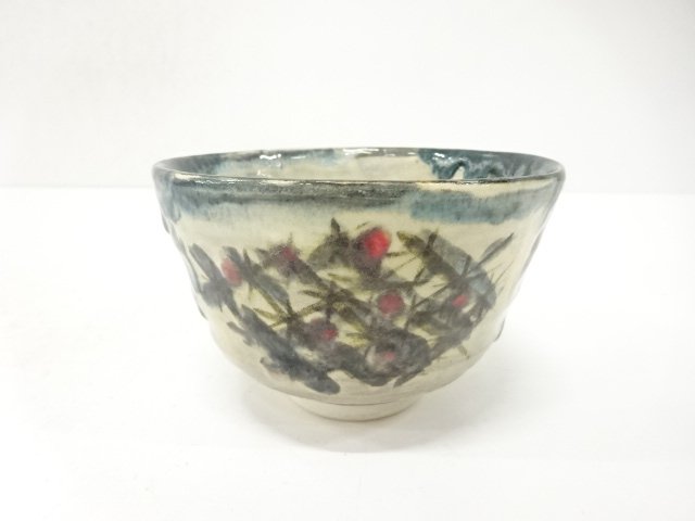JAPANESE COLLECTIBLE / ARTISTS BOWL / COLORED PAINTING / FLOWERS